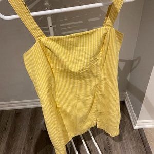 Yellow Mini Skirt